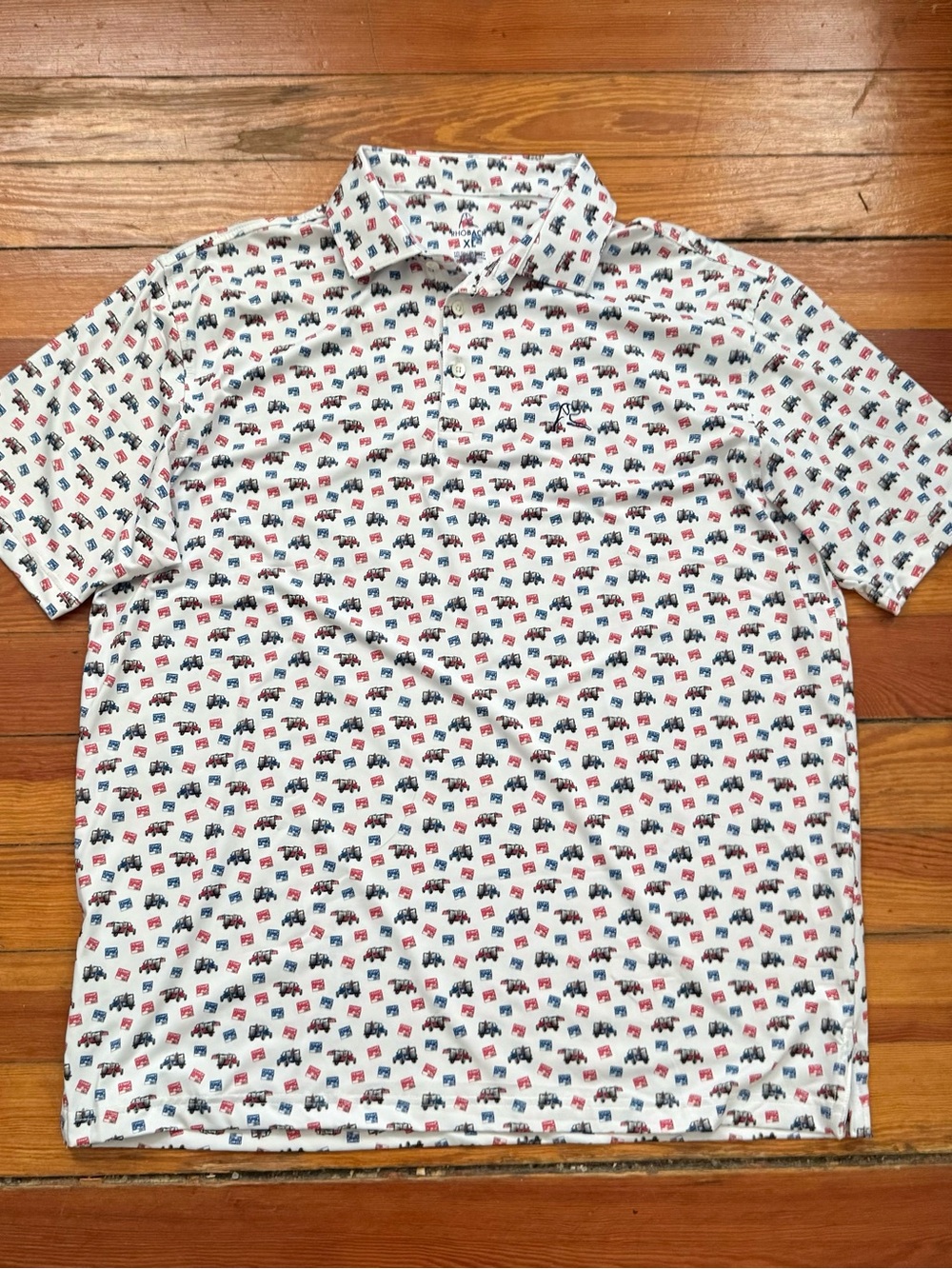 Rhoback Performance Polo Shirt Men’s XL Cars